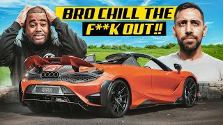 HE CRASHED HIS £300000 MCLAREN 765LT MUST SEE [upl. by Whipple]