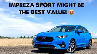 2024 Subaru Impreza SPORT Full Review and 060 Oasis Blue [upl. by Narret]