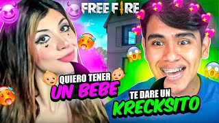 LUZGAMING QUIERE TENER UN HIJO CONMIGO 😨KRECK  Free Fire [upl. by Macswan]