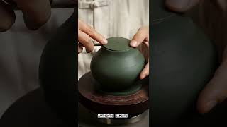 Natures Color Tea Pot🍀 handmade traditional craft pottery viralvideo art [upl. by Ethel]