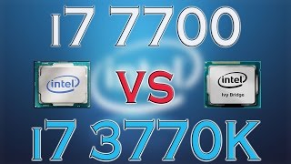 i7 7700 vs i7 3770K  BENCHMARKS  GAMING TESTS REVIEW AND COMPARISON  Kaby Lake vs Ivy Bridge [upl. by Halilak]