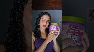 SKALA DE UVA 🍇🍇🍇🍇 skala cachos hair shorthair finalização haircare cacheadas cabelo [upl. by Lleinnad]