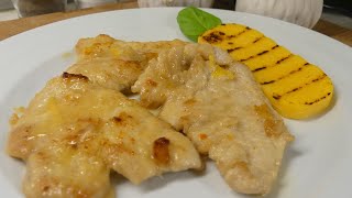 SCALOPPINE DI TACCHINO AL VINO BIANCO E l Ricetta Secondo Piatto Veloce 97 [upl. by Banerjee]