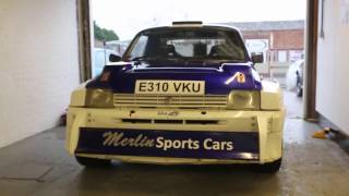 MG Metro 6R4 start up and rev pure sound [upl. by Clareta831]