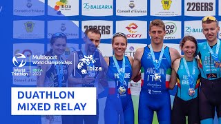 2023 World Duathlon Championships Ibiza 2x2 Mixed Relay Highlights [upl. by Franzoni370]