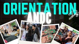 ORIENTATION DAY  DU COLLEGE VLOG❤️  ANDC 💞 [upl. by Finella]