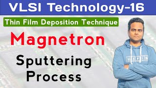 Magnetron Sputtering Process In Hindi  Magnetron Sputtering  Thin Film Deposition Technique [upl. by Cleary529]