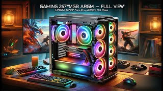 🖥️ KEDIERS ATX PC Case  6 PWM ARGB Fans PreInstalled  360MM RAD Support Review 🖥️ [upl. by Goggin]