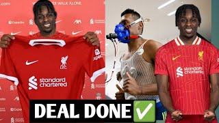 successful Jeremie Frimpong Smashes his medical at Liverpool✴️Hes too fit🤩 welcome to Liverpool [upl. by Anitsyrhc]