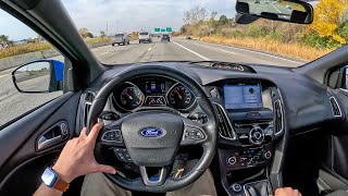 2016 Ford Focus RS  Loud 350hp Hot Hatch Morning Commute [upl. by Rangel]