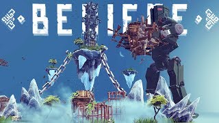 Besiege  Giant Bipedal Walker Cherno Alpha TF2 Minigun amp More  Besiege Best Creations [upl. by Dylane]