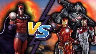 GTA 5 Mod Indonesia  MAGNETO vs 100 IRON MAN [upl. by Ahsyek]