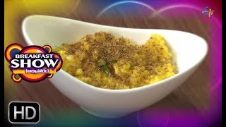 Mokka Jonna Rava Karam Upma  Breakfast Show  04th October 2018  Full Episode  ETV Abhiruchi [upl. by Davilman]