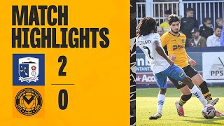 HIGHLIGHTS  Barrow AFC 20 Newport County [upl. by Eelyram205]