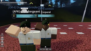 Life of a training staff ETS in Sandhurst Military Academy  ROBLOX  Sharkus British Army [upl. by Ylrrad]