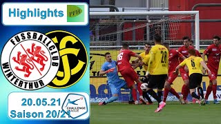 Highlights FC Winterthur vs FC Schaffhausen 200521 [upl. by Gentry]