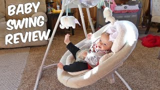 INGENUITY InLighten Cradling Swing REVIEW [upl. by Sedgewake339]