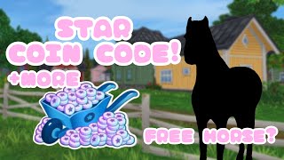 FREE STAR COINS FREE HORSE ITEM CODES [upl. by Mazel]