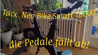 Tacx Neo Bike Smart T8000 die linke Kurbel fällt ab [upl. by Brittani]