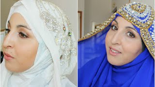 Tutoriel hijab mariée et invitée [upl. by Aimek888]