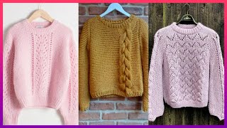 ESPECTACULARES SUÉTERES TEJIDOS A CROCHET FÁCILES DE HACER [upl. by Yrrah]