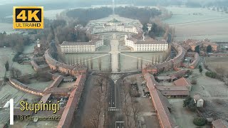 Stupinigi palazzina di caccia a Torino vista dallalto [upl. by Repohtsirhc]