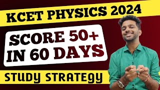 HOW TO SCORE 50 IN KCET PHYSICS  2ND PUC PHYSICS IMPORTANT CHAPTERS FOR KCET 2024  STUDY PLAN [upl. by Ibby]