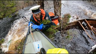 Canoe Trip 2024 High Water wCollision [upl. by Melinde]