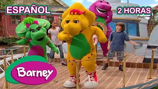 Aviones Trenes y Autos  Transportes para Niños  Episodios completos  Barney en Español [upl. by Kirstyn]