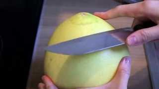 How to Peel a Pomelo amp get a DIY Hair Treatment [upl. by Oeak]