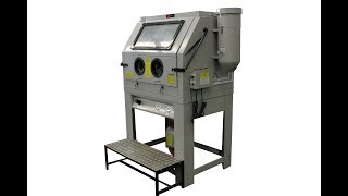 Allsource Model 42000 Pressure Pot Blast Cabinet [upl. by Sekoorb113]