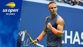 2018 US Open Top 5 Plays Rafael Nadal [upl. by Aitat733]