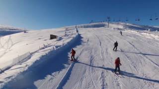 Parrot Bebop 2 Auto follow me skiing with Freeflight Pro [upl. by Suiraj784]