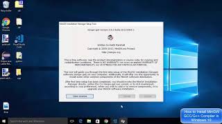 How to Install MinGW GCCG Compiler in Windows 10 [upl. by Llednik622]