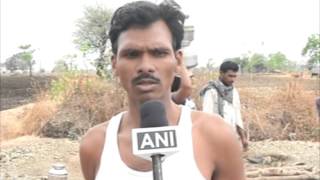 Lowcaste man digs up well after being denied water in droughthit western India [upl. by Helbonna]