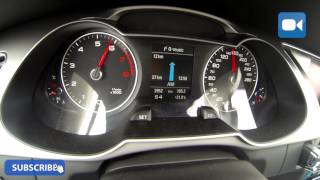 Audi A4 Avant 18 TFSI 170 HP MultiTronic 0205 kmh Acceleration [upl. by Arodaeht]