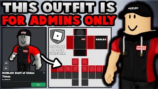 Uploading This Official ADMIN SHIRT Got People BANNED ROBLOX [upl. by Lebyram29]