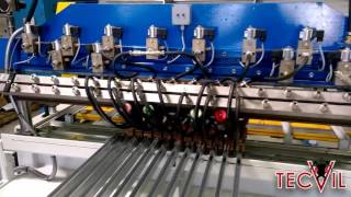 TECVIL refurbishing mesh welding line Schlatter MG900 PG 16 [upl. by Rehotsirhc]