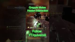 Strand Grapple Melee Hidden Interaction destiny2 [upl. by Bab]