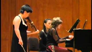 Yura Lee violin  Bartok Sonata No1 Sz75 3 of 3 [upl. by Stilu]