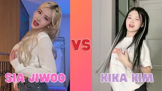 New Sia jiwoo Vs Kika Kim [upl. by Lerim42]