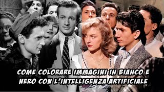 Come colorare immagini in bianco e nero con lintelligenza artificiale di Img2Go [upl. by Dallas]