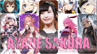 Ayane Sakura Voice Actor in Hoyoverse and Yostar [upl. by Nueovas465]