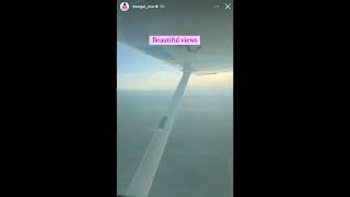 Mungai Eve shares a video enjoying an aeroplane ride with Khalif Kairo [upl. by Saree378]