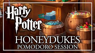 STUDY AT HONEYDUKES  HARRY POTTER POMODORO SESSION  Harry Potter ASMR [upl. by Piotr]