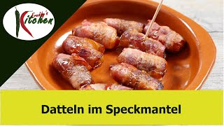 Datteln im Speckmantel  aus dem Backofen  Dates In Bacon Coat [upl. by Auoy]