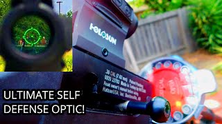 BEST HATSAN BLITZ HOME DEFENSE OPTIC HOLOSUN HE503CU GREEN DOT W 65 MOA RING FIRST IMPRESSIONS [upl. by Cynthea]