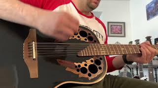 12 String Ovation 1758  warmup in Em [upl. by Fong]