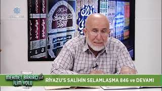 Selam ve Selamlaşma Adabı  Riyâzus Sâlihîn 846  Mehmet BAKIRCI [upl. by Aisatana]