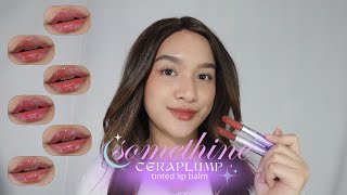 SOMETHINC CERAPLUMP TINTED LIP BALM  SEBAGUS ITUU TEST KETAHANAN  REVIEW [upl. by Clintock]